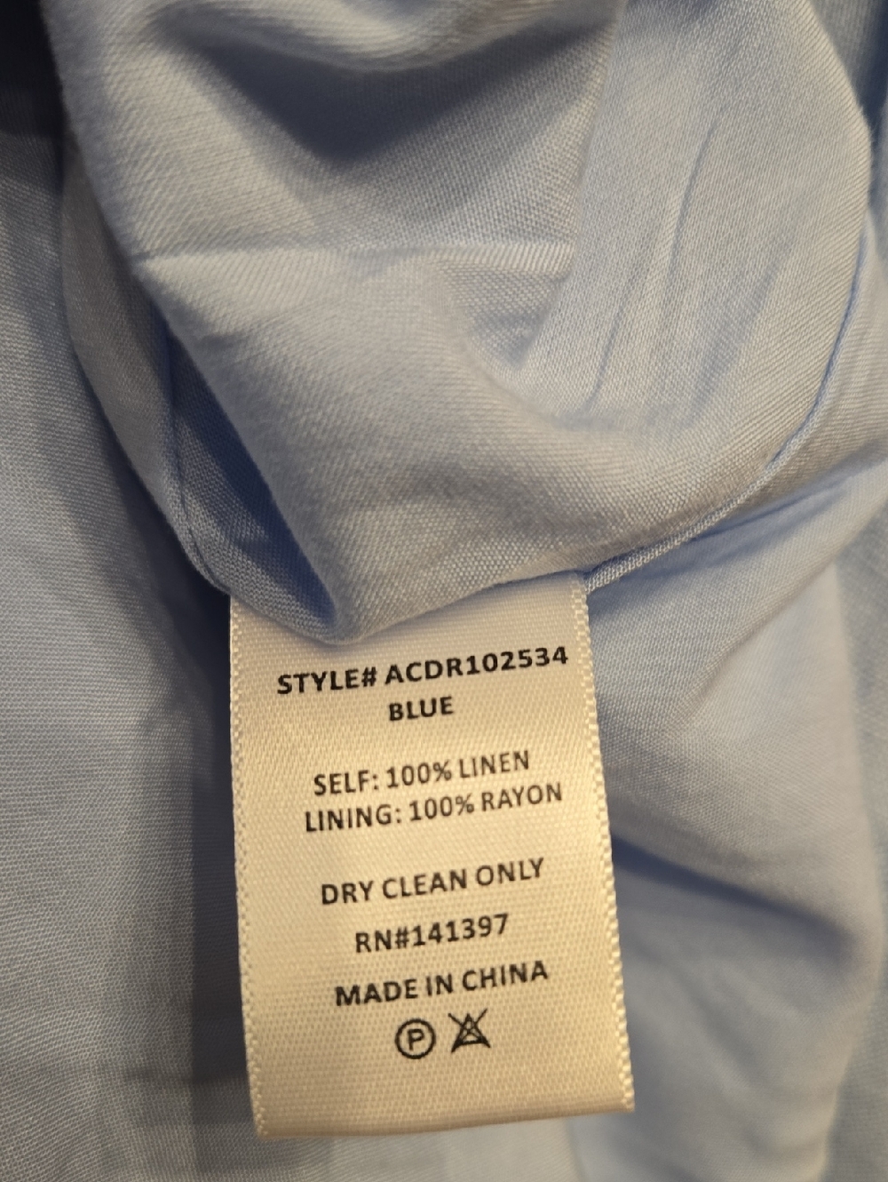 Astr The Label Thierry Linen Midi Dress Size Large - Picture 9 of 9